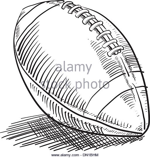 513x540 Drawing Style Illustration American Football Stock Photos