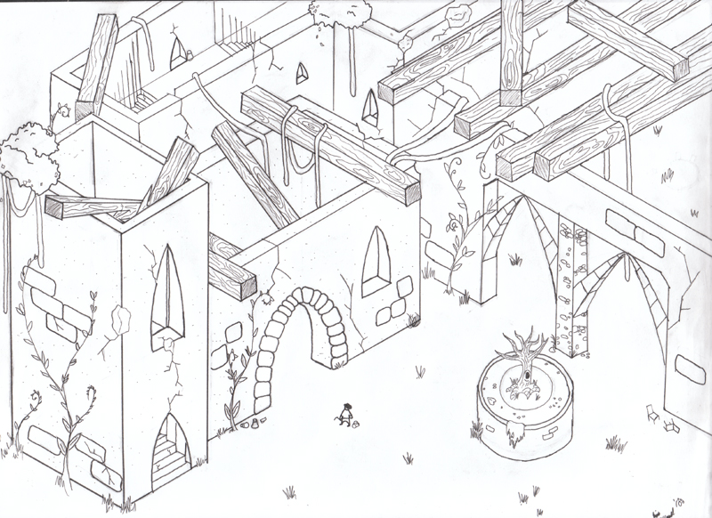 800x582 Isometric Jungle Ruins By Tabby Licious