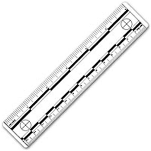 500x500 Ruler 6 Inch White Pack Of 10