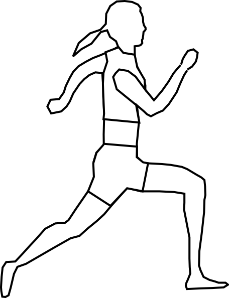 Runner Drawing at GetDrawings | Free download