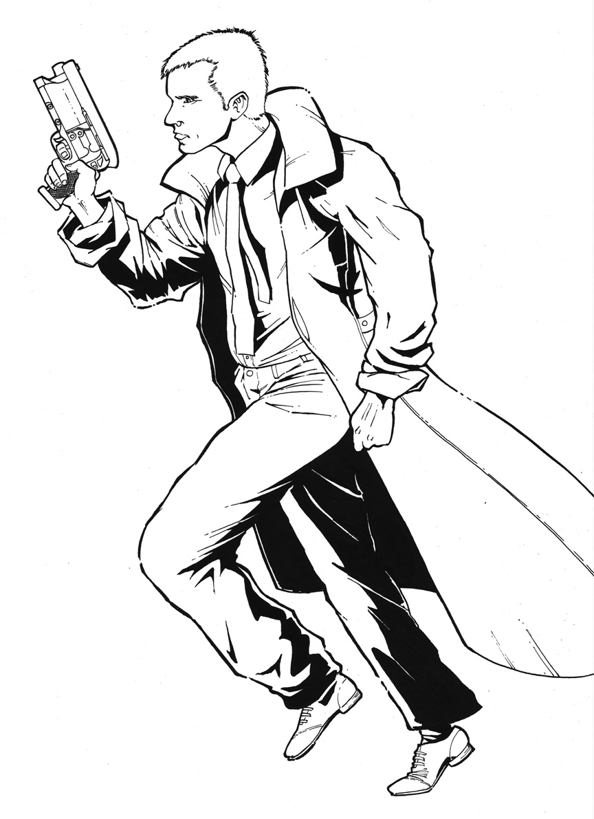 864x1191 Deckard From Blade Runner. By Paulabstruse