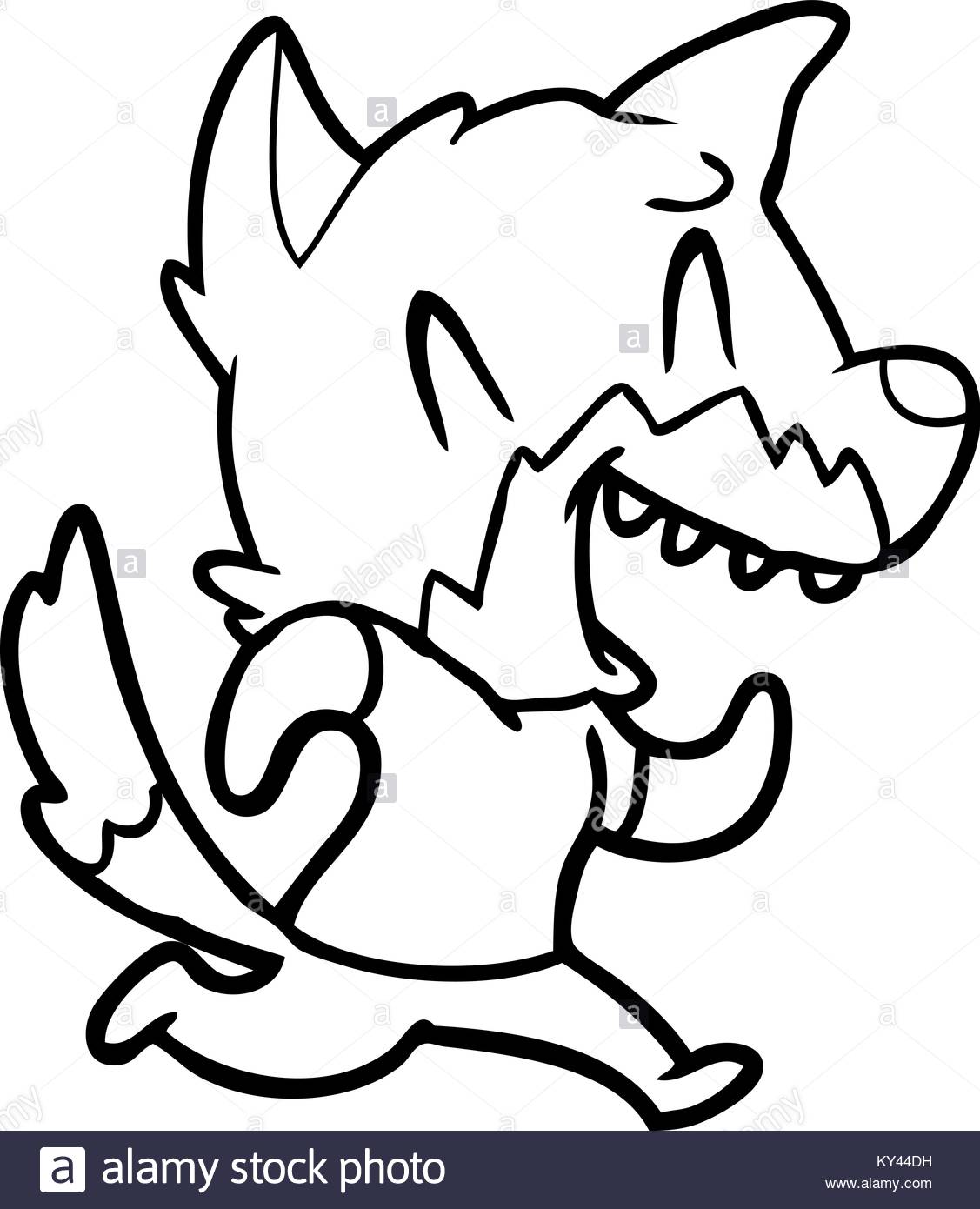 1127x1390 Laughing Fox Running Away Stock Vector Art Amp Illustration, Vector