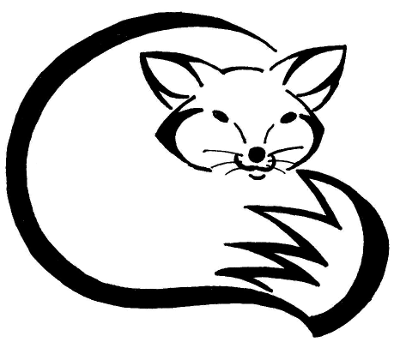 400x342 Pix For Gt Fox Tail Drawing Fox Foxes