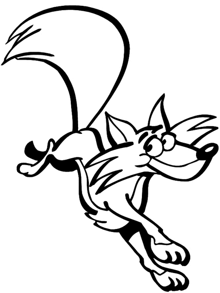 Running Fox Drawing at GetDrawings | Free download