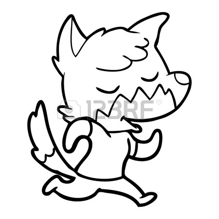 450x450 446 Running Fox Stock Vector Illustration And Royalty Free Running