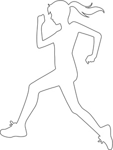 227x300 Running Clipart Image
