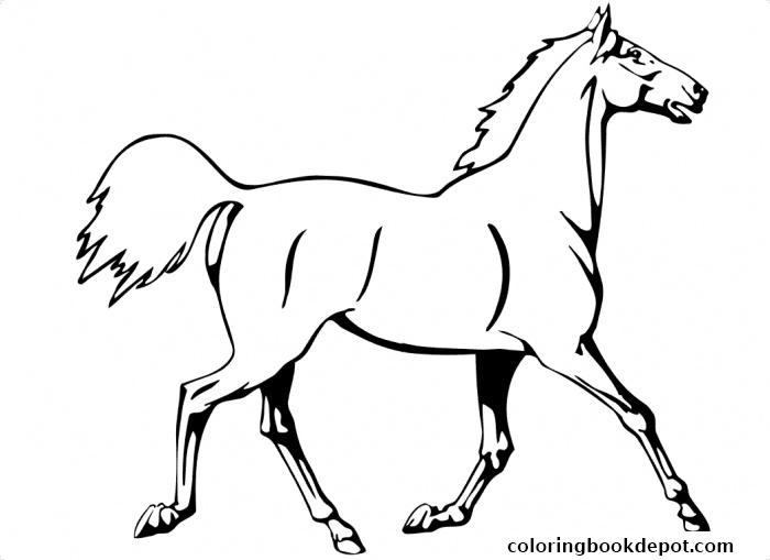 700x509 Running Horse Saebd Animal Coloring Pages