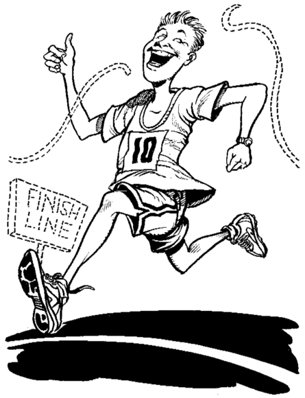 445x580 I Run Parade Charade