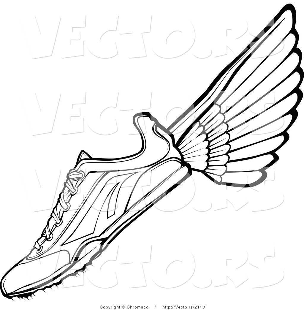 1024x1044 Running Shoe Drawing Nike Running Shoe Drawing