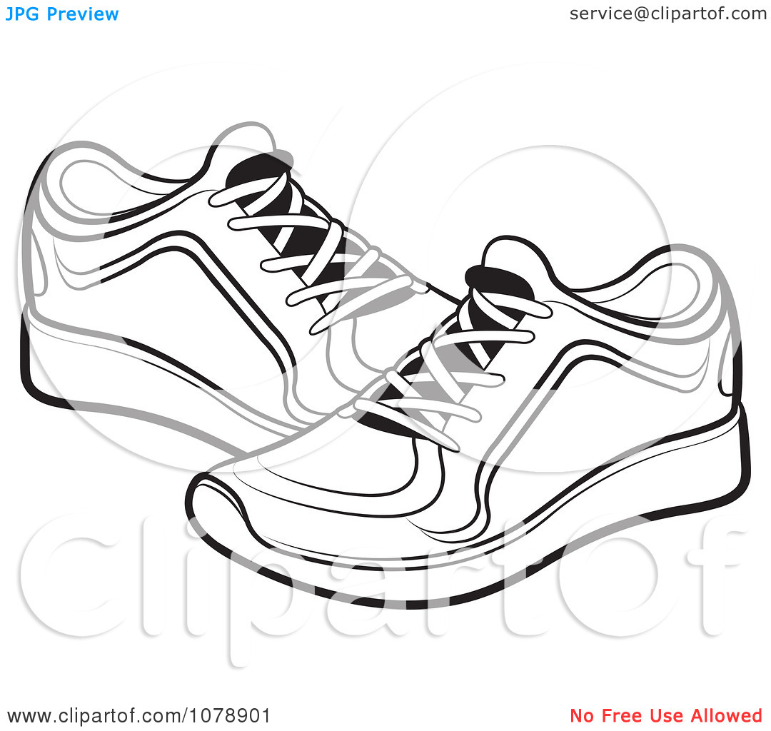 Running Shoes Drawing at GetDrawings | Free download