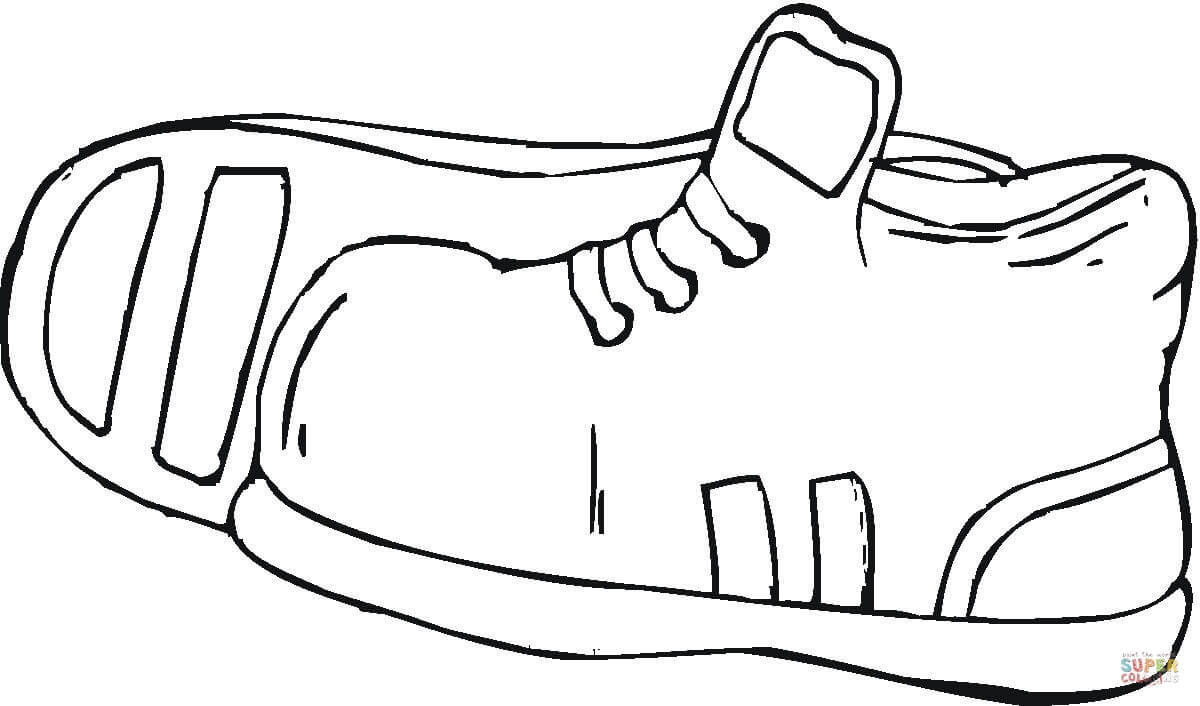 1200x706 Sport Shoes Coloring Page Free Printable Coloring Pages