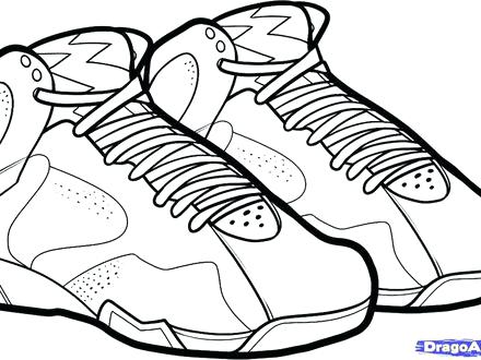 440x330 Elegant Jordan Coloring Pages Best Of Together With Running Shoes