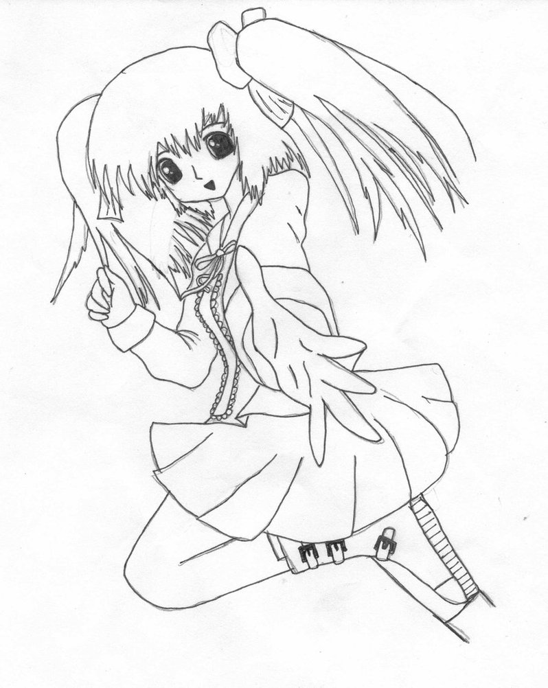 798x1002 Running Anime Girl By Animeangel1294