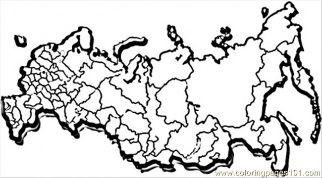 650x360 Map Of Great Russia Coloring Page