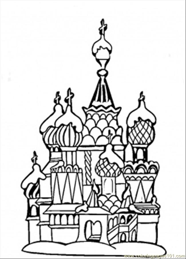 650x902 Coloring Pages Center Of Moscow (Countries Gt Russia)