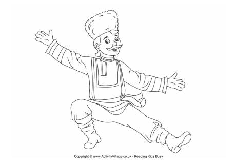 460x326 Russia Colouring Pages