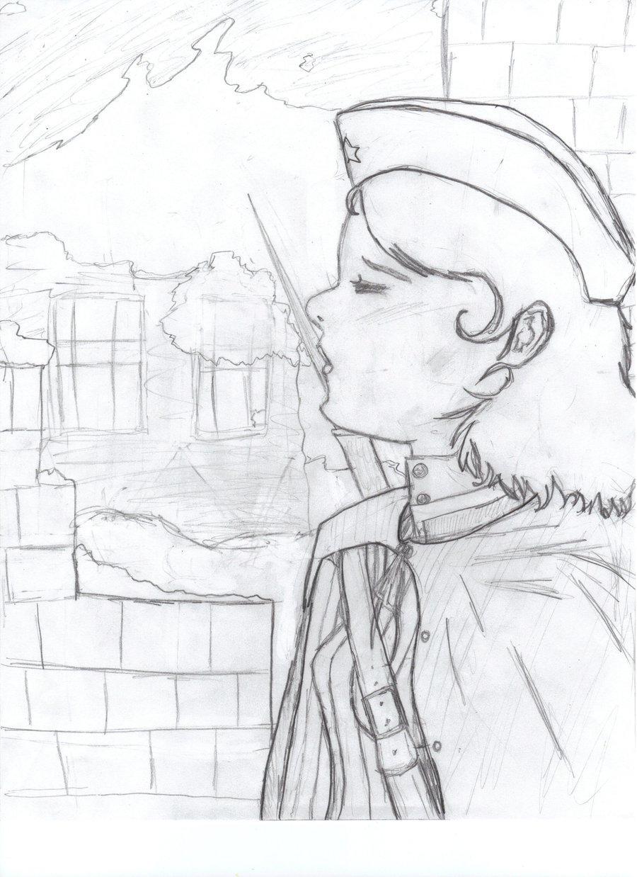 900x1238 Wwii Russian Soldier By Historykaiser