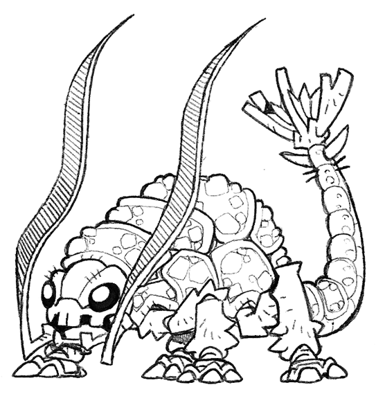 543x569 Rust Monster Sketch By Hologramzx