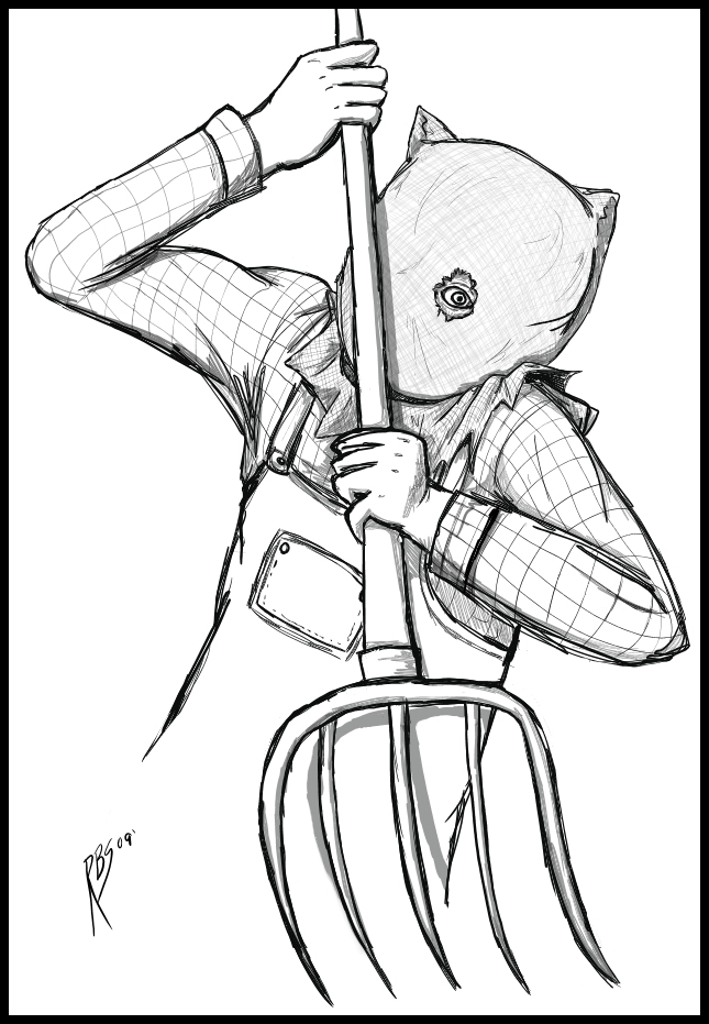 645x931 Sketch Sack Head Jason By Astral Agonoficus