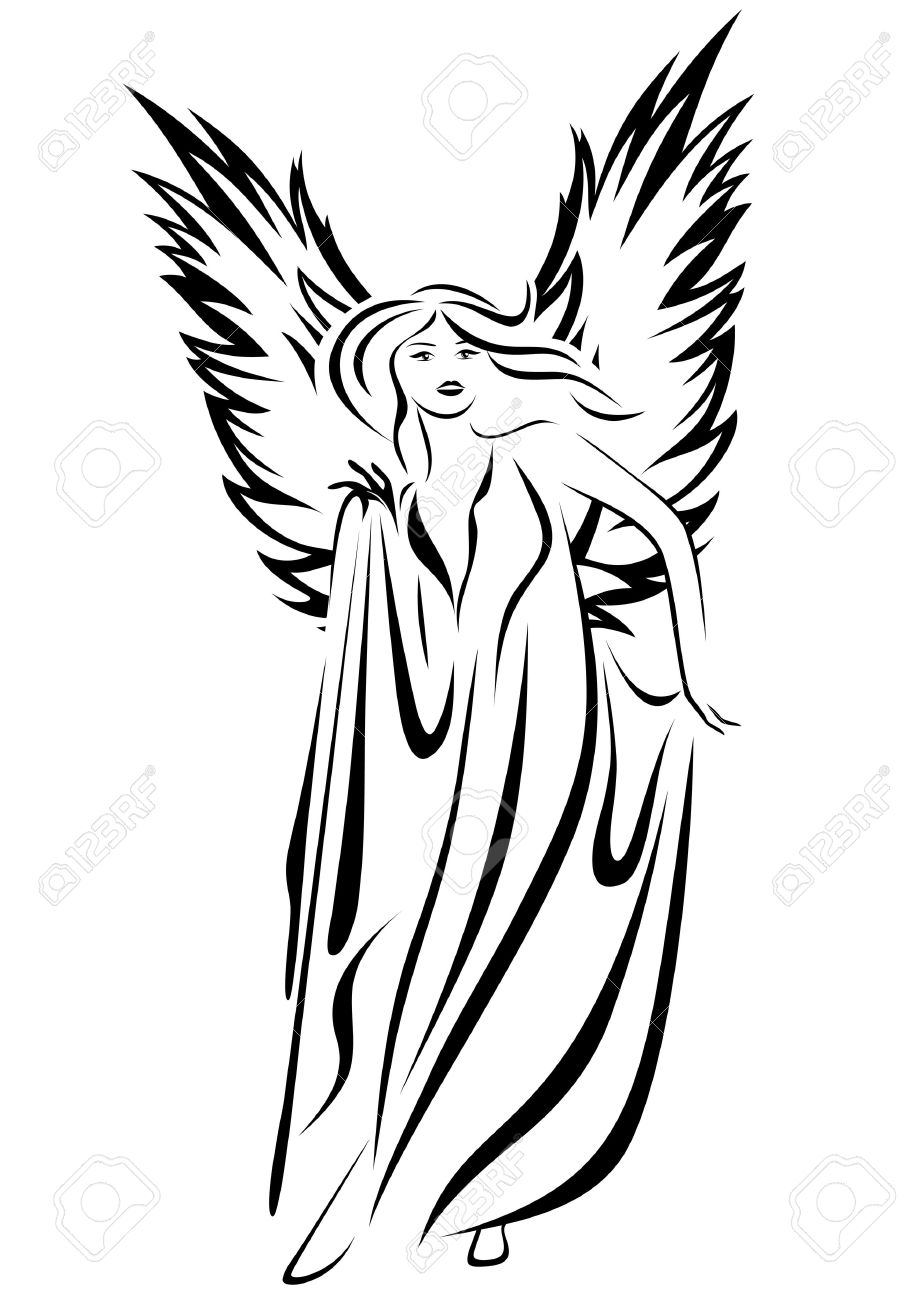 Sad Angel Drawing at GetDrawings | Free download