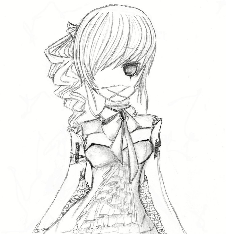 877x910 Lost Sad Eyes. By Ichigoramen