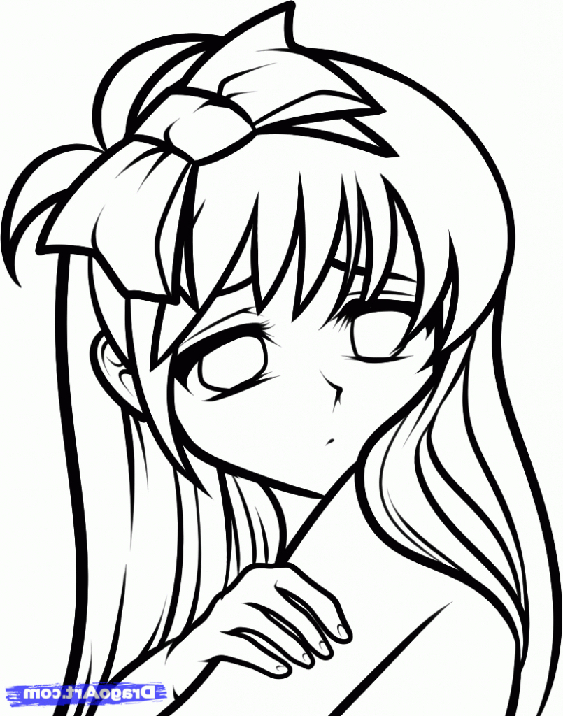 Sad Anime Girl Drawing at GetDrawings | Free download