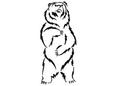 236x177 Pics For Gt Standing Grizzly Bear Vector Bears