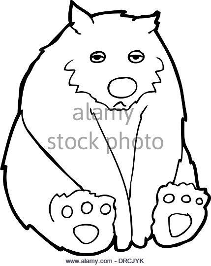 429x540 Cartoon Sad Bear Black And White Stock Photos Amp Images