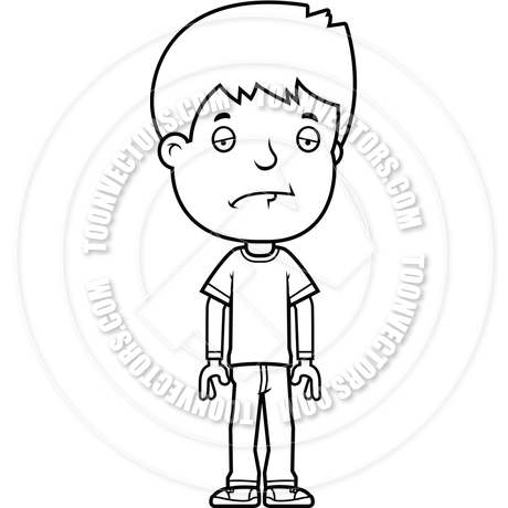 Sad Boy Drawing at GetDrawings | Free download