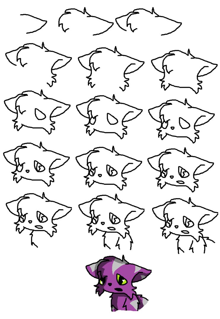 742x1076 How To Draw A Cat 2, Sad Cat By Milesthfox