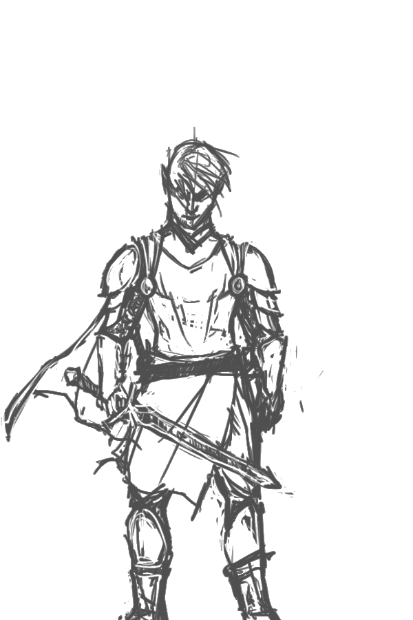 600x900 The Sad Knight By Sashiri