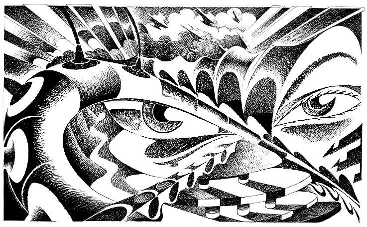 737x455 Sad Eyes Remember The Future Drawing By Ciro Pignalosa