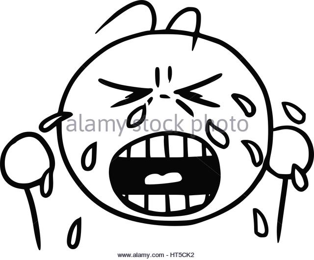 640x530 Sad Face Drawing Stock Vector Images