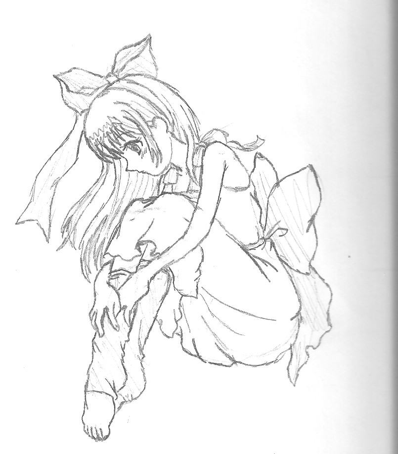 805x918 Manga Sad Girl By Slushee1