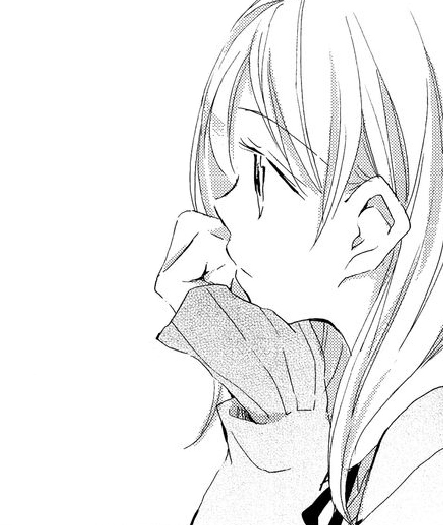 870x1032 A Secret On The Lips Manga Girl Calm Ute Nice Tumblr Sad School