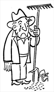 209x350 Free Sad Garden Man Clipart