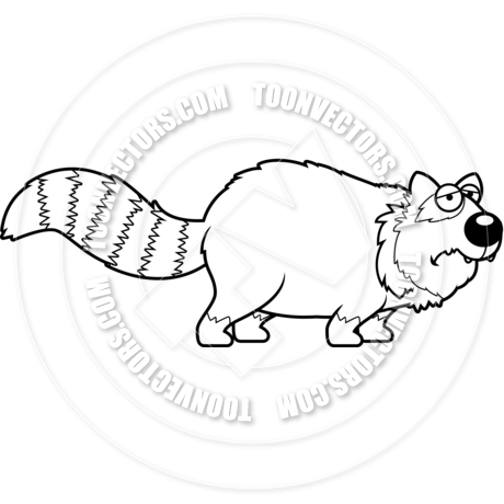460x460 Cartoon Red Panda Sad (Black Amp White Line Art) By Cory Thoman