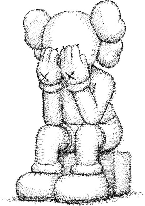 493x700 Kaws Sketch Solid Design Project Design Projects