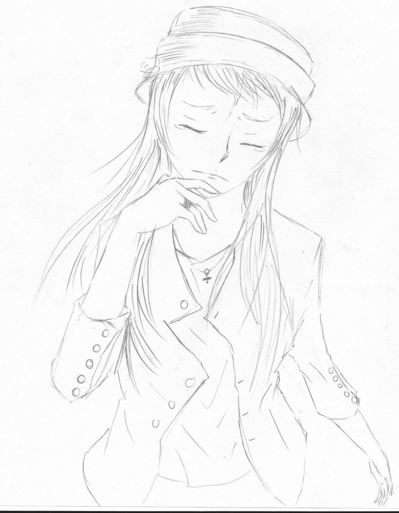 788x1013 Sad Lady By Capellachan