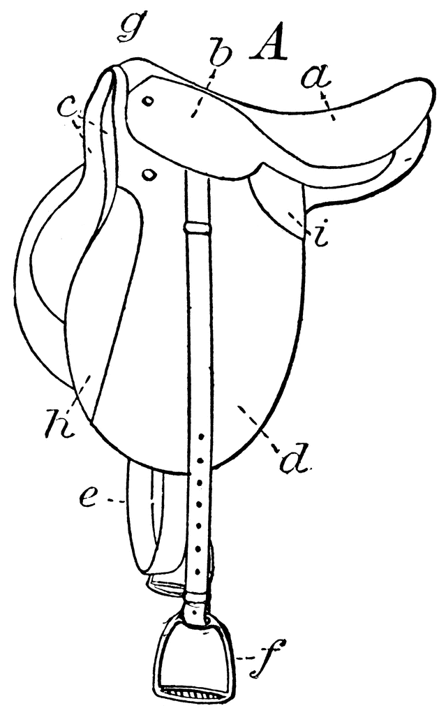 639x1024 English Riding Saddle Clipart Etc