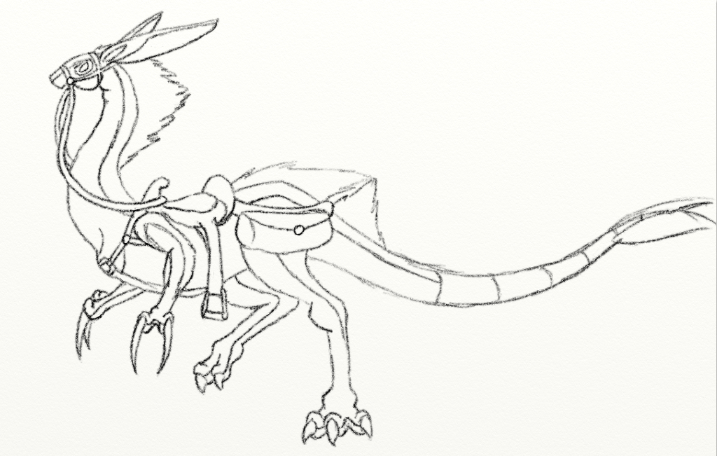 1024x651 Nemus Saddle Sketch By Akirathedragon