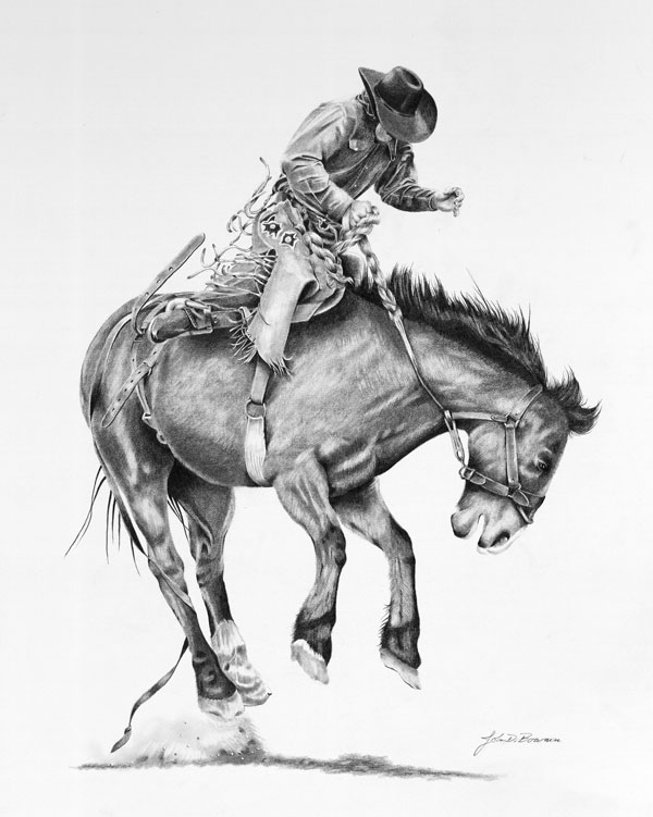 600x751 Saddle Bronc 2 By Graphiteartistaz