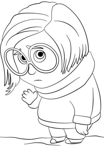 333x480 Inside Out Sadness Coloring Page Free Printable Coloring Pages