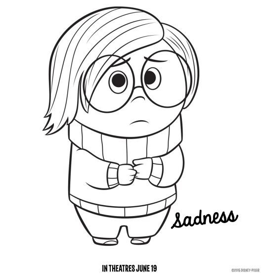 532x554 17 Free Inside Out Printable Activities Sadness, Free And Activities