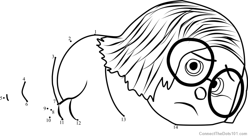 800x447 Inside Out Sadness Sad Dot To Dot Printable Worksheet