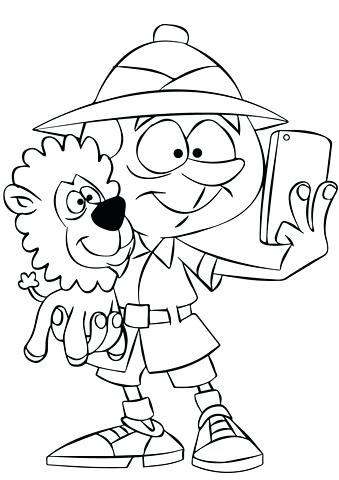 339x480 Large Size Of Coloring Safari Animals Animal Silhouette Pages