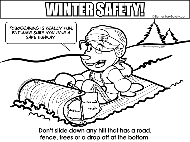 720x537 Coloring Winter Safety