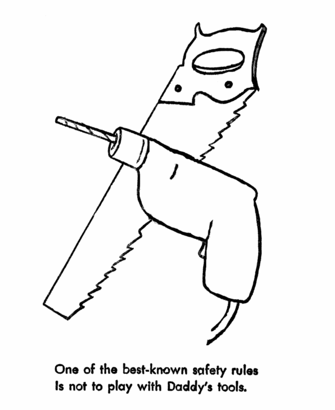 670x820 Learning Years Child Safety Coloring Page