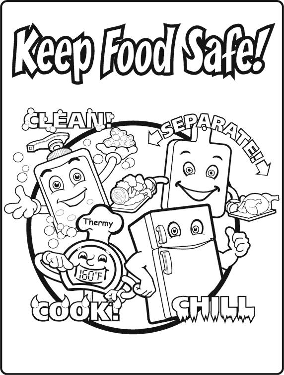 572x754 Keep Food Safe! Foods Interactive Notebook Food Safety