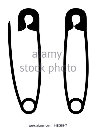 404x540 Safety Pin On Black Background Stock Photos Amp Safety Pin On Black